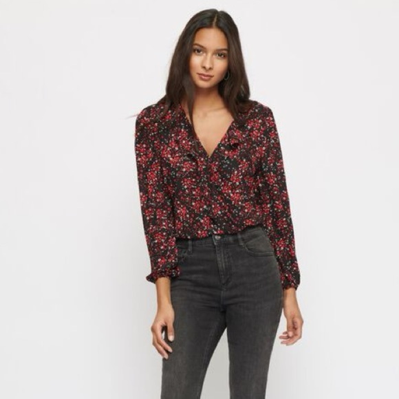 Dynamite Floral Blouse - Picture 6 of 6